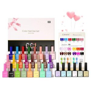 30-Piece Hema-Free Gel Nail Polish Set