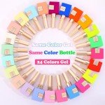 Candy Neon 28-Piece Gel Nail Polish Set