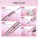 Cordless Electric Nail Drill for Manicure – Pink