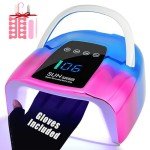 Cordless 128W UV LED Nail Lamp for Gel Nails