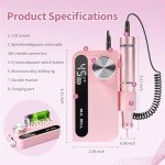 Cordless Electric Nail Drill for Manicure – Pink