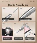 MelodySusie Rechargeable Electric Nail Drill Kit