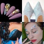 Rhinestone Nail Art Kit with Wax Pencil