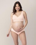 Kindred Bravely Under the Belly Maternity Underwear | Pregnancy Bikini Underwear - 5 Pack (Assorted Pastels, Large)