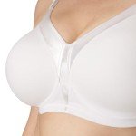 Playtex womens 18 Hour Silky Soft Smoothing Wireless Us4803, Available in Single and 2-pack Full Coverage Bra, White, 48DD US