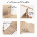 Playtex womens 18 Hour Silky Soft Smoothing Wireless Us4803, Available in Single and 2-pack Full Coverage Bra, White, 48DD US