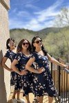 Floral Midi Sundress with Pockets for Women