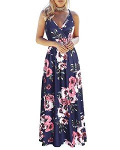 VOTEPRETTY Floral Maxi Dress for Women