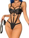 Avidlove Women’s Sexy Underwired Babydoll Lingerie Set