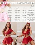 Avidlove Nurse Lingerie Roleplay Set with Tie Top