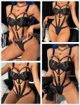 Avidlove Women’s Sexy Underwired Babydoll Lingerie Set