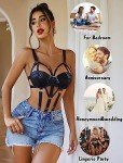 Avidlove Women’s Sexy Underwired Babydoll Lingerie Set