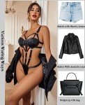 Avidlove Women’s Sexy Underwired Babydoll Lingerie Set