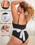 Avidlove Women’s Snap Crotch Teddy Bodysuit