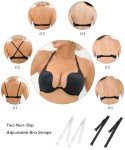 Cleavage-Enhancing Low Plunge Push-Up Bra