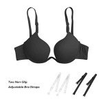 Cleavage-Enhancing Low Plunge Push-Up Bra