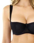 Rosme Women's Black Balconette Bra - 38B