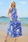 Summer Floral Maxi Dress for Wedding Guests