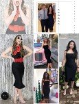 Halter Fishtail Bodycon Dress for Women