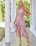 Grace Karin Floral One Shoulder Summer Dress
