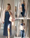KILIG Women's Navy Halter Maxi Dress - Summer Vibes