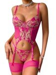 Elegant Lace 3-Piece Women's Lingerie Set