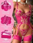 Elegant Lace 3-Piece Women's Lingerie Set