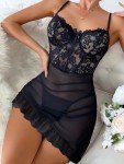 Lace Corset Chemise Dress for Women
