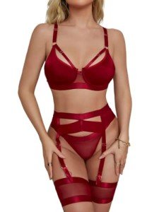 Classy Red Lingerie Set for Women