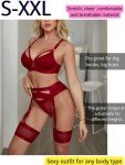 Classy Red Lingerie Set for Women