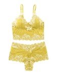 Lilosy Floral Lace Pajamas Set for Women