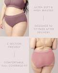 Kindred Bravely High Waist Postpartum Underwear & C-Section Recovery Maternity Panties 5 Pack