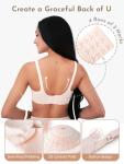 MomWills Nursing Bras for Breastfeeding, Seamless Ultra Comfort Maternity Bra, Natural Shape Wirefree Push Up Bras for Womens, Pregnancy Sleep Bralette, 3Pack