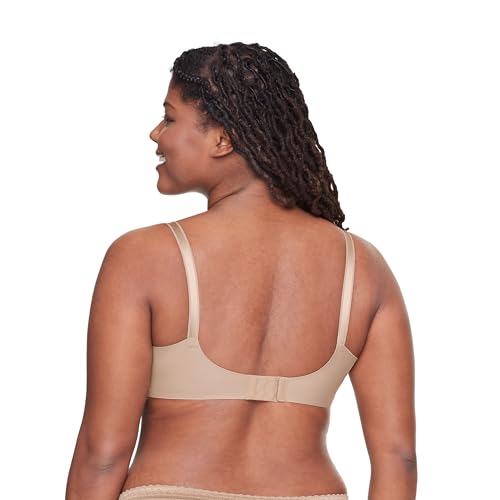 Warner's Women's Blissful Benefits Underarm-Smoothing Comfort Underwire Lightly Lined T-Shirt Bra RA3561W, Toasted Almond, 38C