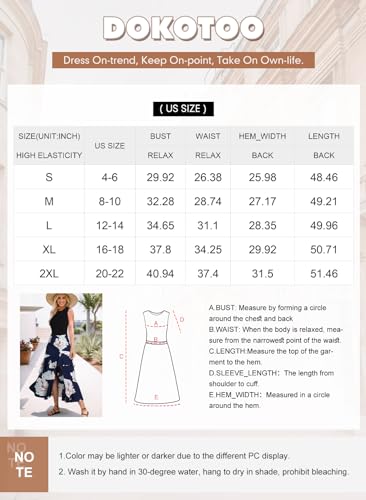 Dokotoo Boho Maxi Summer Dresses for Women 2024 Casual Spring Floral Beach Womens Dresses Dress Sun Dresses Sundresses for Women 2024 Apricot