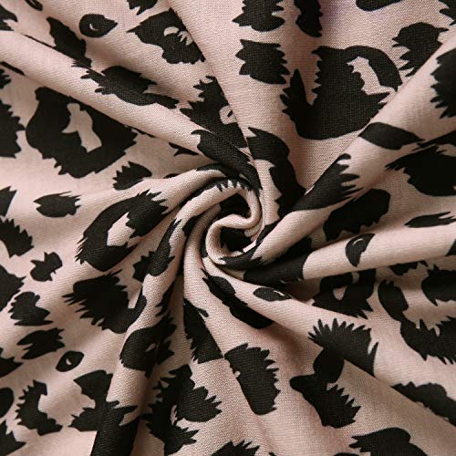 YATHON Casual Dresses for Women Sleeveless Cotton Summer Beach Dress 2024 A Line Spaghetti Strap Sundresses with Pockets (M, YT090-Leopard)