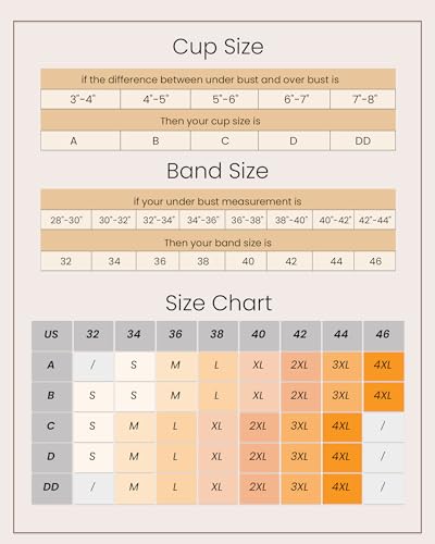 HORISUN Comfortable Bras for Women Wireless Seamless Push Up Bra(White L)