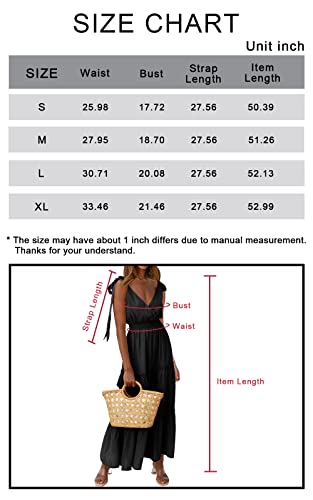 PRETTYGARDEN Women's Cross Neck Summer Sleeveless Tiered Maxi Dress Beach Tie Strap Smocked Long Dresses Pleated Sundress (Grey Green,Large)