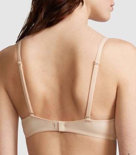 Victoria's Secret Pink Wear Everywhere T-Shirt Bra, Lightly Lined, Smooth, Bras for Women, Beige (32B)