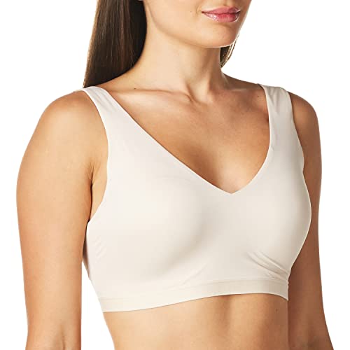 Warner's womens Cloud 9 Super Soft, Smooth Invisible Look Wireless Lightly Lined Comfort Rm1041a T Shirt Bra, Butterscotch, Large US