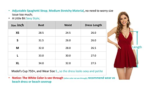 MadHeart Sexy Summer Dresses for Women 2024 Short Black Spaghetti Strap Dress Clevage Dress Short Sundresses Black Mini Dress Flowy Homecoming Dresses X-Large