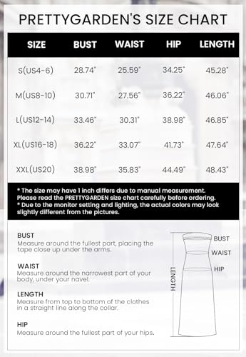 PRETTYGARDEN Women's Summer Bodycon Maxi Tube Dress Ribbed Strapless Side Slit Long Going Out Casual Elegant Party Dresses (Khaki,Small)
