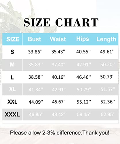 OFEEFAN Long Maxi Dress for Women Casual Summer Dresses Black Maxi Dress XL