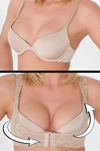 Boolavard Women's Magic Bra Shaper Vest Breast Support Dirndl Oktoberfest (XXL, Nude)