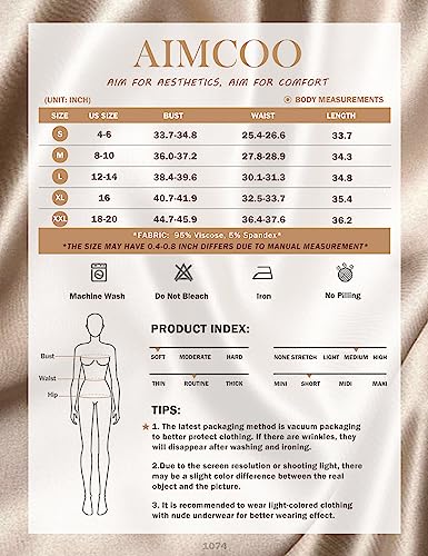 AIMCOO Summer Dress for Women 2023 Plunge V Neck Solid Short Dresses Sleeveless Ruched Waist Sexy V Back Mini Dress Jungle Green