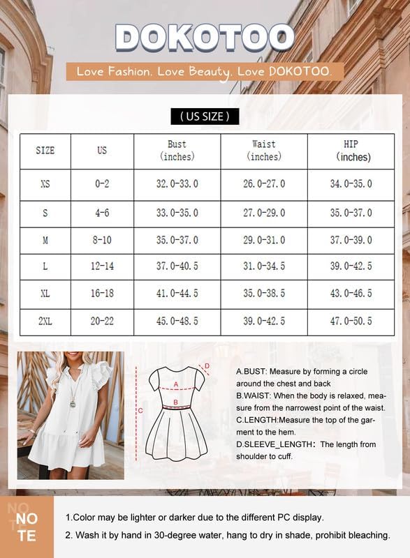 Dokotoo Womens 2024 Spring Summer Drawstring V-Neck Ruffle Sleeveless Tank Dress Cap Short Sleeve Side Pockets Easter Mini Dress Sundress Black Large
