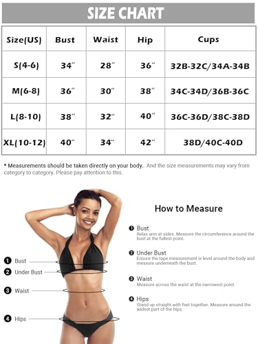 ZAFUL Women's Halter Bikini Set Crochet Triangle Two Piece Bathing Suit Side Tie Swimwear Royal Blue