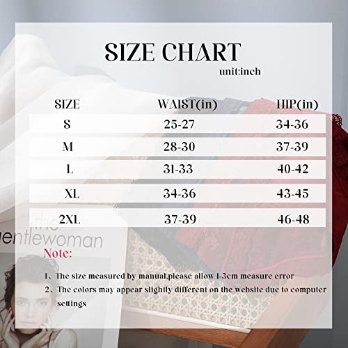 LEVAO Women Lace Underwear Sexy Breathable Hipster Panties Stretch Seamless Bikini Briefs Multipack