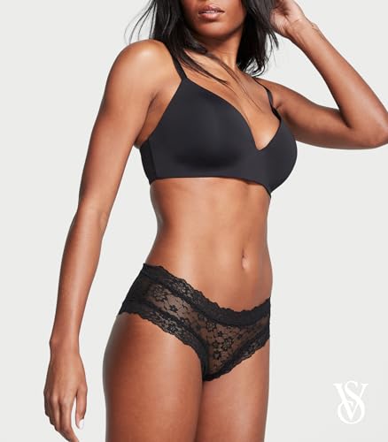 Victoria's Secret Lace Cheeky Panty Pack, Cheeky Panties for Women, Lace Panties, Hipster Panties, Ladies Underwear, Neutral Mix (XL)