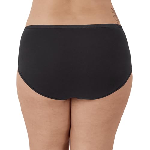 Hanes Women's Plus Size Cool Comfort Cotton Brief 10-Pack, Assorted, 11